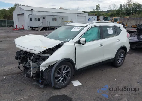 2016 Nissan Rogue Sl из США, поврежденный, VIN 5N1AT2MV1GC767471